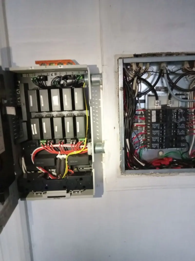 Electrical panel upgrade completed for Security Camera Wiring in Gulf Breeze